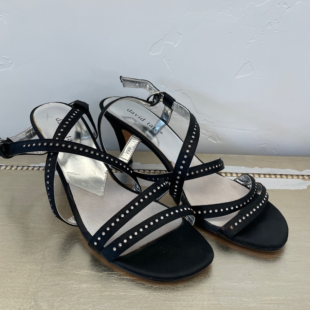 David Tate Rhinestone Heels